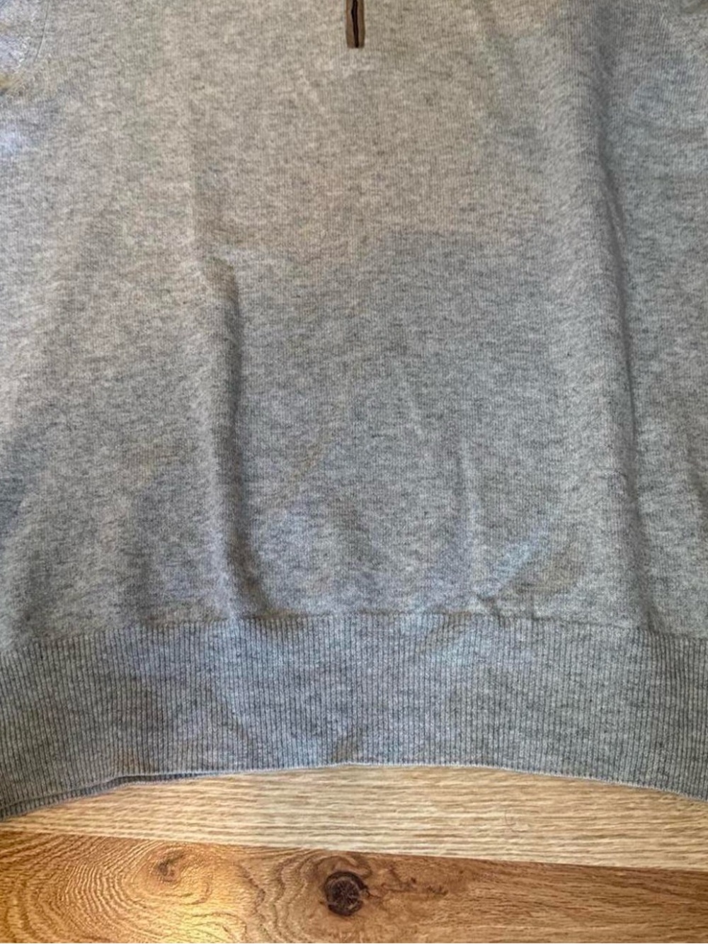 Cruciani Men's Light Gray Quarter-Zip Sweater - Picture 5 of 8